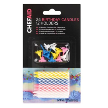 Chef Aid Birthday Candles Carded